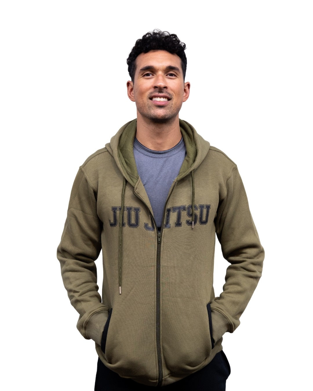 Adult BJJ Zip-Up Sweatshirt